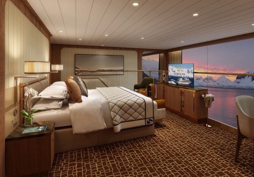 What should i look for when booking a luxurious cruise ship cabin?